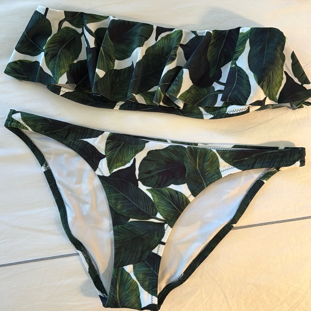 Milly ruffle bandeau top bikini